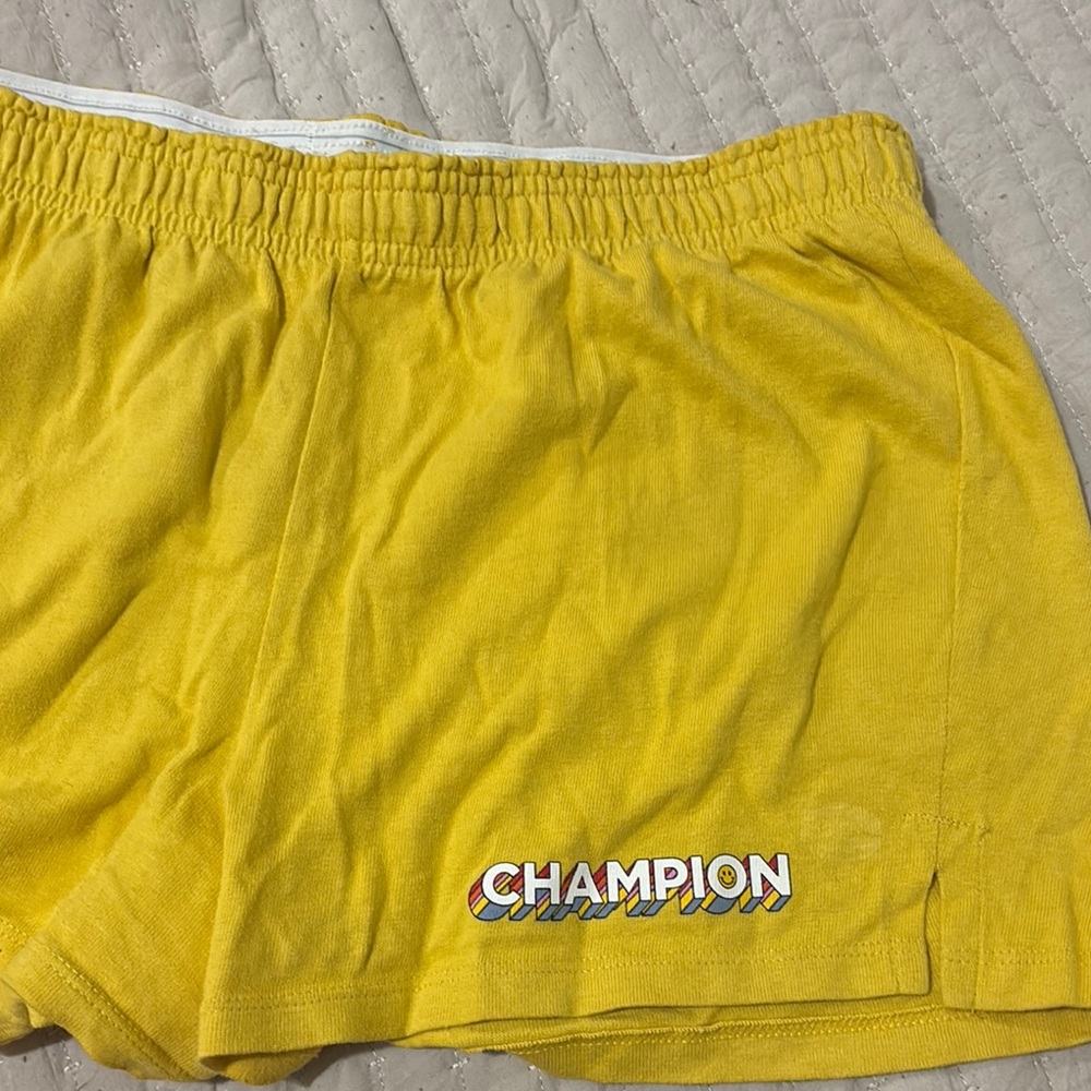 Champion Bright Yellow Sports Shorts